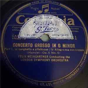 Handel - Concerto Grosso In G Minor, Op. 6 No. 6 FLAC