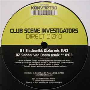 Club Scene Investigators - Direct Dizko FLAC