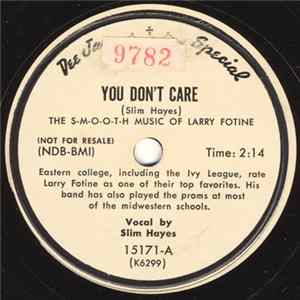 The S-M-O-O-T-H Music Of Larry Fotine - You Don't Care / Wonder FLAC