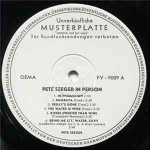 Pete Seeger - In Person FLAC
