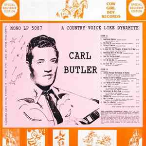 Carl Butler - A Country Voice Like Dynamite FLAC