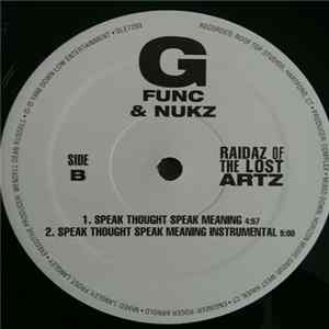 G Func & Nukz - Raidaz Of The Lost Artz FLAC