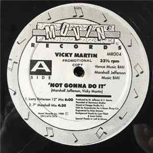 Vicky Martin - Not Gonna Do It FLAC