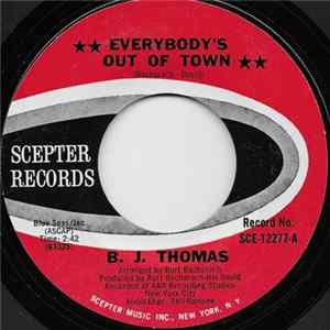 B.J. Thomas - Everybody's Out Of Town FLAC