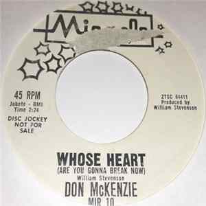 Don McKenzie - Whose Heart FLAC