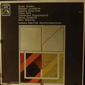 Boulez, Messiaen, Maderna, Fritsch, Zimmermann, Varèse, Berio - Sonatine/Le Merle Noir/Honey Rèves/Sul G/Tempus Loquendi/Density 21,5/Sequenza FLAC