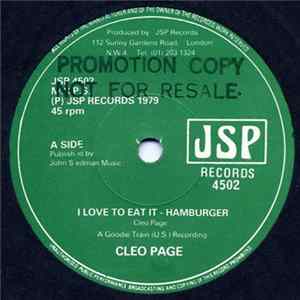 Cleo Page - I Love To Eat It - Hamburger FLAC