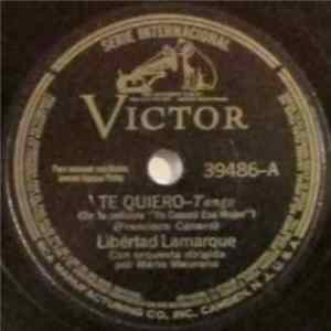 Libertad Lamarque - Te Quiero / Casi Como Jugando FLAC