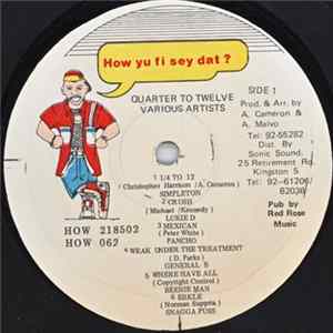 Various - Quarter To Twelve FLAC
