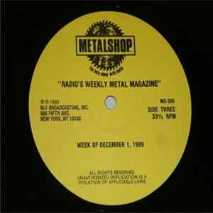 Various - Metalshop - Radio's Weekly Metal Magazine (Week Of December 1, 1989) FLAC