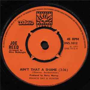 Joe Reed - Ain't That A Shame FLAC