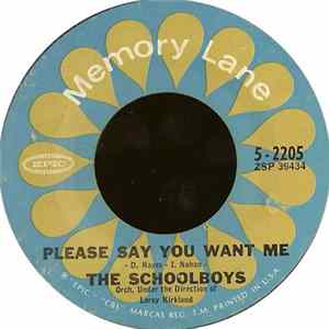 The Schoolboys - Please Say You Want Me / Carol FLAC