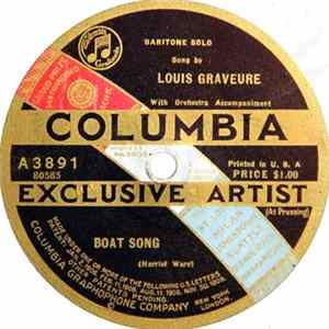 Louis Graveure - Boat Song / My Treasure FLAC