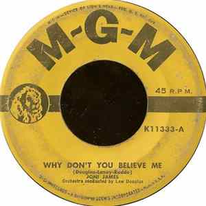 Joni James - Why Don't You Believe Me / Purple Shades FLAC