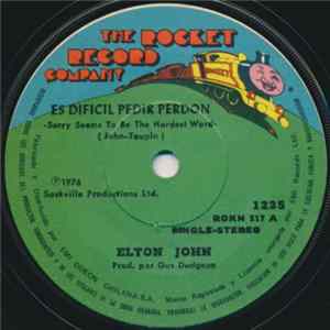 Elton John - Es Dificil Pedir Perdon FLAC