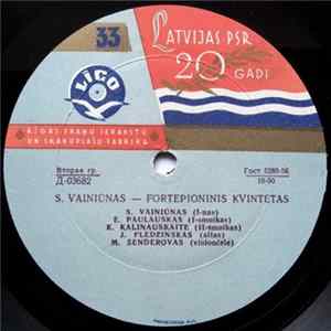S. Vainiūnas / B. Dvarionas - Fortepioninis Kvintetas / Žiemos Eskizai FLAC