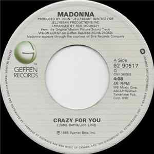 Madonna - Crazy For You FLAC