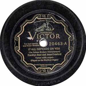 Franklyn Baur, Lewis James - It All Depends On You / I'm Looking For A Girl Named Mary FLAC