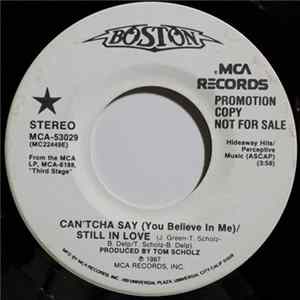 Boston - Can'tcha Say (You Believe In Me) FLAC