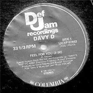 Davy D - Feel For You / Davy's Ride FLAC
