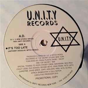 A.D. - It's Too Late FLAC