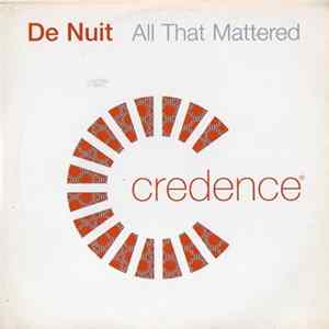 De Nuit - All That Mattered FLAC
