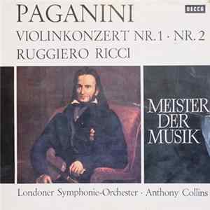 Paganini - Ruggiero Ricci, Londoner Symphonie-Orchester ⋅ Anthony Collins - Violinkonzert Nr.1 ⋅ Nr. 2 FLAC