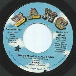 Brick - That's What It's All About / Can't Wait (Tick Tock) FLAC