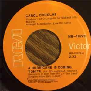 Carol Douglas - A Hurricane Is Coming Tonite FLAC