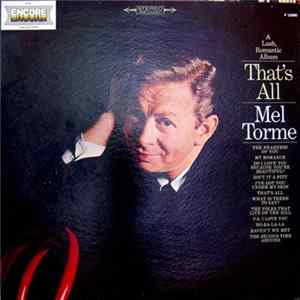 Mel Tormé - A Lush, Romantic Album That's All FLAC