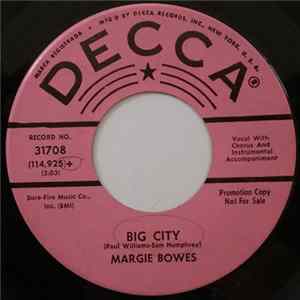 Margie Bowes - Big City / Watch Me Fall FLAC