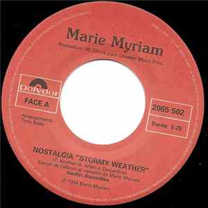 Marie Myriam - Nostalgia "Stormy Weather" FLAC