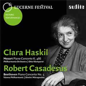 Clara Haskil / Robert Casadesus - Mozart / Beethoven - Piano Concerto K. 466 / Piano Concerto No. 5 FLAC