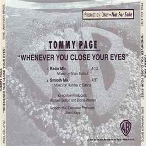 Tommy Page - Whenever You Close Your Eyes FLAC