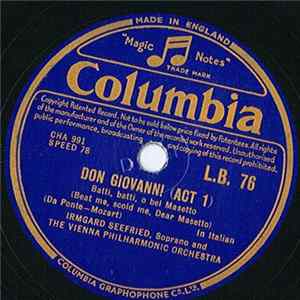 Wiener Philharmoniker, Wolfgang Amadeus Mozart, Irmgard Seefried - Don Giovanni (Act 1) Le Nozze Di Figaro (Act 2) FLAC