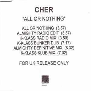 Cher - All Or Nothing FLAC