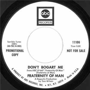 Fraternity Of Man - Don't Bogart Me / Wispy Paisley Skies FLAC