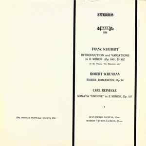 Franz Schubert / Robert Schumann / Carl Reinecke - Jean-Pierre Rampal, Robert Veyron-Lacroix - Music For Flute And Piano FLAC