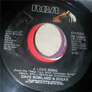 Dave & Sugar - A Love Song / Things To Do (Without You) FLAC