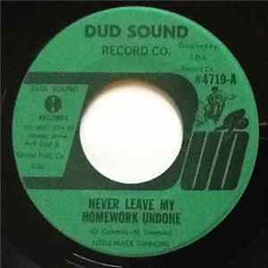 Little Mack Simmons - Never Leave My Homework Undone / Givin' Me A Hard Time FLAC