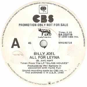 Billy Joel - All For Leyna FLAC