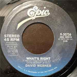 David Werner - What's Right FLAC