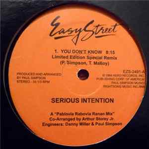 Serious Intention / Cultural Vibe - You Don't Know / Ma Foom Bey FLAC