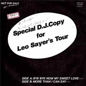Leo Sayer - Bye Bye Now My Sweet Love FLAC