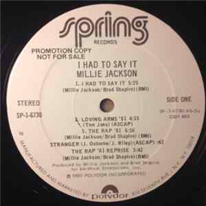 Millie Jackson - I Had To Say It FLAC