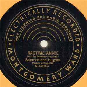 Solomon And Hughes - Ragtime Annie / Sally Johnson FLAC