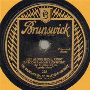 Bascom Lamar Lunsford - Get Along Home, Cindy / Darby's Ram FLAC