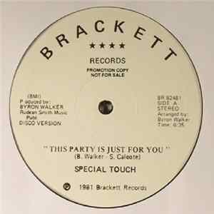 Special Touch - This Party Is Just For You FLAC