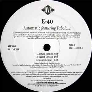 E-40 - Automatic / Rep Yo City FLAC