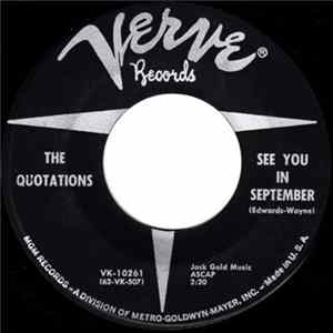 The Quotations - See You In September FLAC